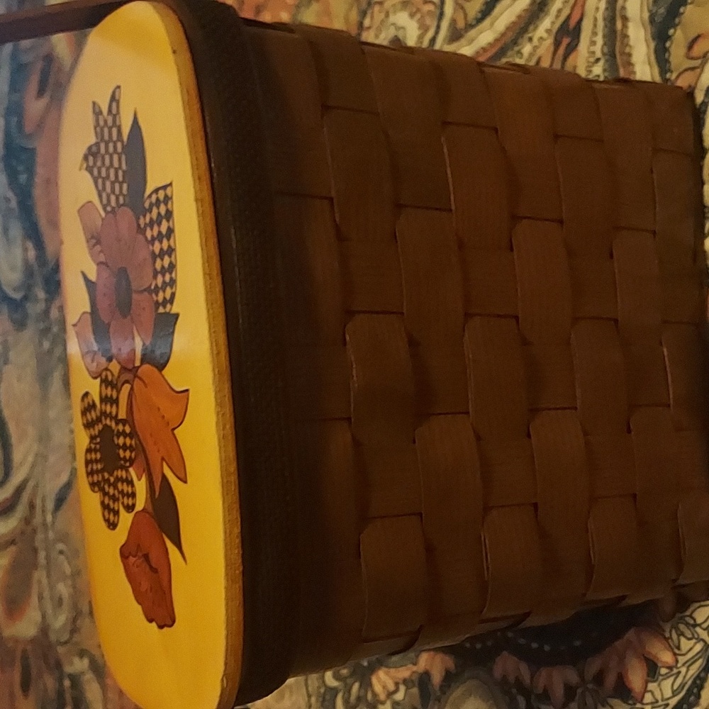 Basketville Putney Vermont Basket purse - Picture 2 of 9
